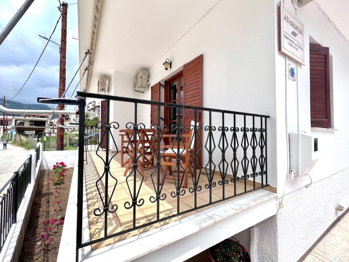 Athanasia Apartments İskados Dış mekan fotoğraf